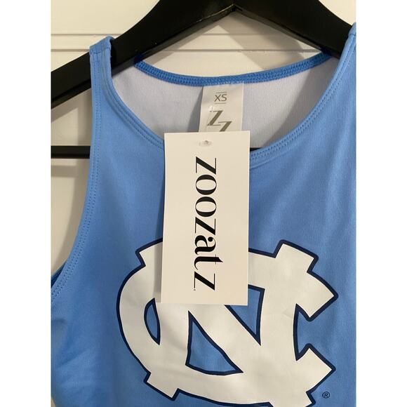 NWT North Carolina Tar Heels Cropped Tank Top Size XS - Picture 3 of 7